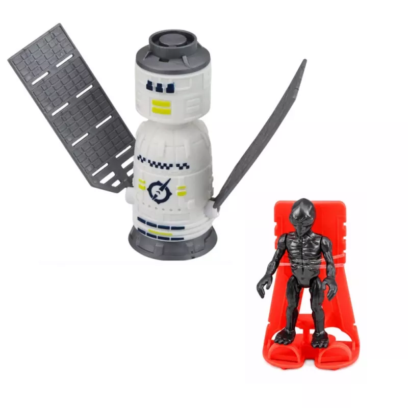 LEAN TOYS Didelis kosmoso rinkinys NSO, raketos, marsaeigiai, erdvėlaiviai, ateiviai, 8 vnt.