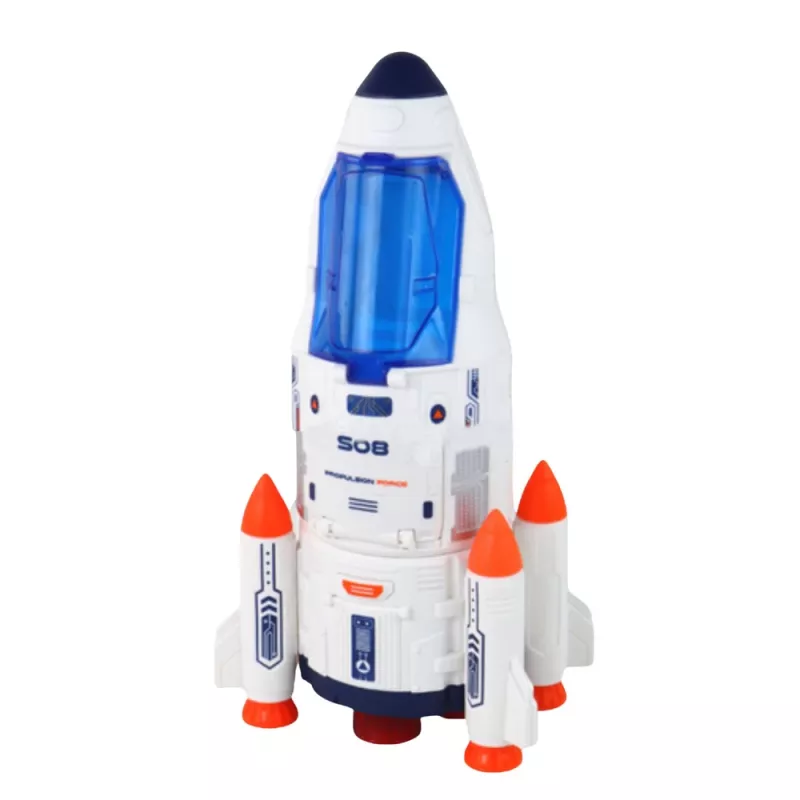 LEAN TOYS Didelis kosmoso rinkinys NSO, raketos, marsaeigiai, erdvėlaiviai, ateiviai, 8 vnt.