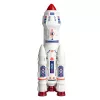 LEAN TOYS Didelis kosmoso rinkinys NSO, raketos, marsaeigiai, erdvėlaiviai, ateiviai, 8 vnt.