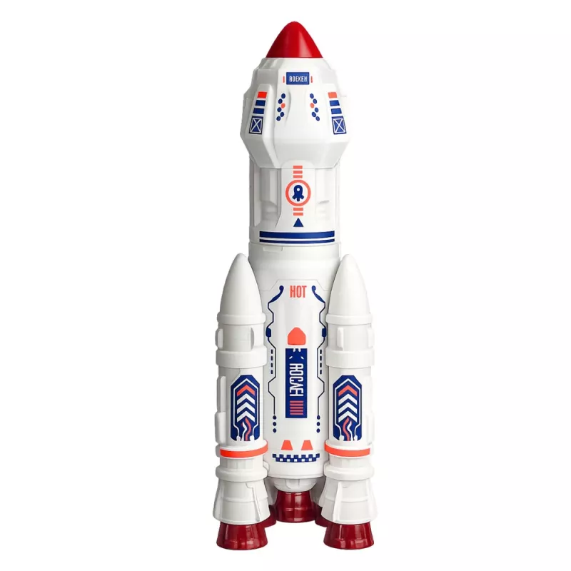 LEAN TOYS Didelis kosmoso rinkinys NSO, raketos, marsaeigiai, erdvėlaiviai, ateiviai, 8 vnt.