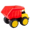 LEAN TOYS Didelis savivartis vaikams smėlio statybų transporto priemonė raudonai geltona