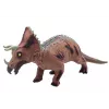 LEAN TOYS Didelė Triceratops Dinozaurų Figūrėlė su Garsu 36 cm Ruda