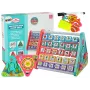 LEAN TOYS Mokymosi lentyna Trikampis su skaitikliais, raidėmis, daiktais, gyvūnais