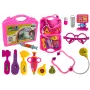 LEAN TOYS Little Doctor Set Case Pink Stethoscope
