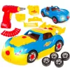 LEAN TOYS Little Mechanic's Set: Išardytas automobilis, atsuktuvas, šviesos, garsai