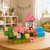 LEAN TOYS magnetinės kaladėlės 50 vnt. rinkinys – 3D pikselių vienaragio kubeliai, ABS plastikas, kūrybinis konstravimo žaislas