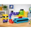 LEAN TOYS Magnetiniai konstrukciniai kubeliai 3D blokeliai spalvoti 96 vnt.