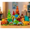 LEAN TOYS Magnetiniai konstrukciniai blokeliai Dinozaurai ir ugnikalnis 31 vnt.