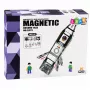 LEAN TOYS Magnetiniai konstrukciniai blokeliai Space Rocket Figures 26 vnt.