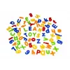 LEAN TOYS Magnetinės raidės ir skaičiai stiklainyje – 78 dalių abėcėlės ir matematikos rinkinys vaikams nuo 3 metų