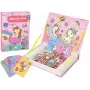 LEAN TOYS Magnetinė knygelė su dėlionėmis Vienaragiai
