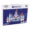 LEAN TOYS Magnetic Space Windows Construction Blocks 90 vnt. – ABS plastiko STEM konstravimo rinkinys