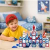 LEAN TOYS Magnetic Space Windows Construction Blocks 90 vnt. – ABS plastiko STEM konstravimo rinkinys