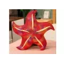 LEAN TOYS Mascot Plush Starfish Red Pillow 45 cm