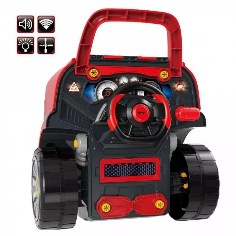 LEAN TOYS Mechaniko rinkinys, sunkvežimis išardymui, dirbtuvių įrankiai