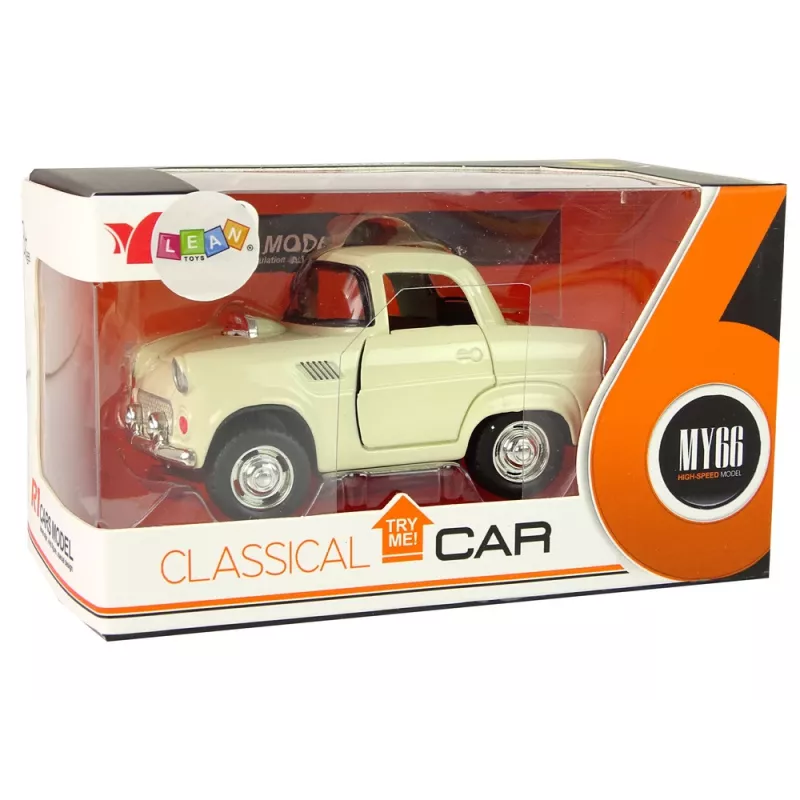LEAN TOYS Metal Car Classic Opening Doors Sound