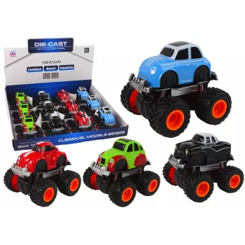 LEAN TOYS Metal Car Large Wheels Various Designs HXHG08