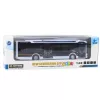 LEAN TOYS Metal City Bus White 1:43 Die-Cast Pull-Back Model with Opening Doors