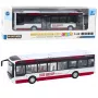 LEAN TOYS Metal City autobusas su garsu ir šviesomis 1:42
