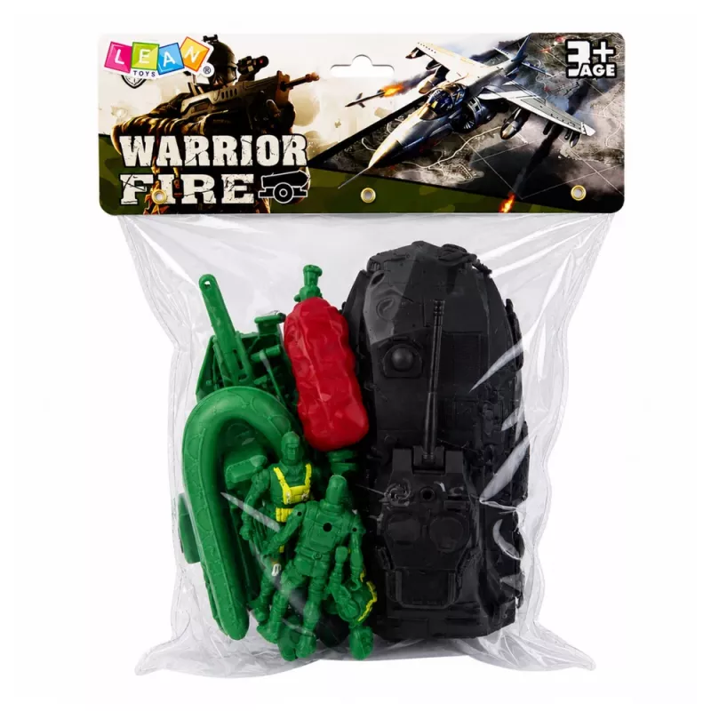 LEAN TOYS Karinis rinkinys Kariai Šarvuotasis transporteris 14 vnt.