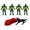 LEAN TOYS Karinis rinkinys Kariai Šarvuotasis transporteris 14 vnt.