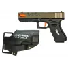 LEAN TOYS Karinis žaislų rinkinys su minkštųjų kulkų pistoletais MP7