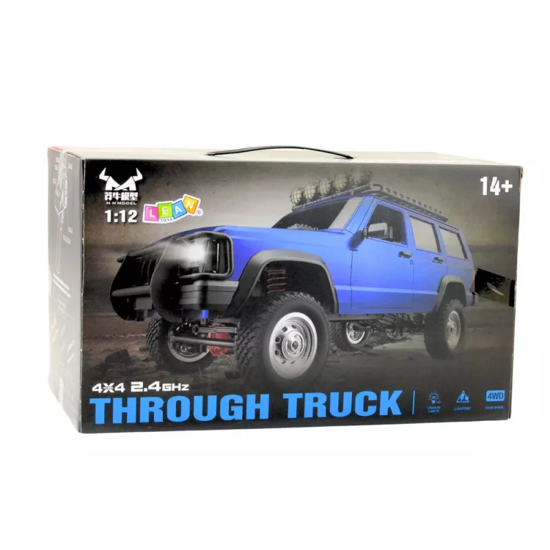 LEAN TOYS MN78 nuotoliniu valdymu valdoma visureigė transporto priemonė 4x4 sidabrinė 1:12