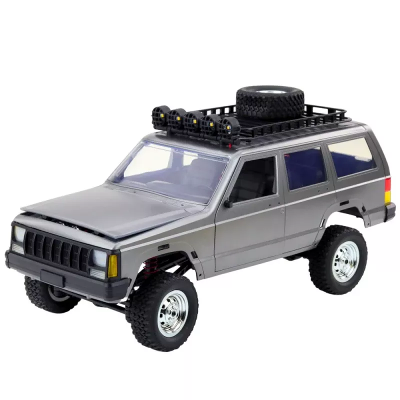 LEAN TOYS MN78 nuotoliniu valdymu valdoma visureigė transporto priemonė 4x4 sidabrinė 1:12