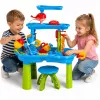 LEAN TOYS Daugiapakopis vandens stalas su kėdute ir formelėmis 63cm
