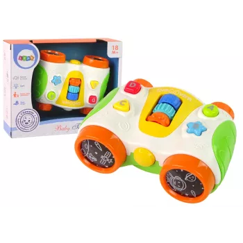 LEAN TOYS Daugiafunkciniai interaktyvūs žiūronai kūdikiams Kūdikių teleskopas