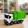 LEAN TOYS komunalinės transporto priemonės nuotoliniu būdu valdomas šiukšliavežis RC konteineris šiukšliadėžė žibintai 1:14