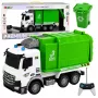 LEAN TOYS komunalinės transporto priemonės nuotoliniu būdu valdomas šiukšliavežis RC konteineris šiukšliadėžė žibintai 1:14