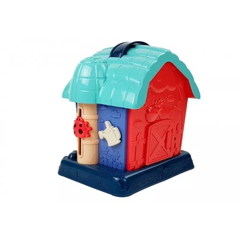 LEAN TOYS Muzikos tvartas Gyvūnų ūkio garsai Muzika Rožinė