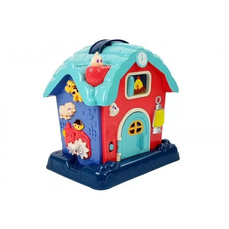 LEAN TOYS Muzikos tvartas Gyvūnų ūkio garsai Muzika Rožinė