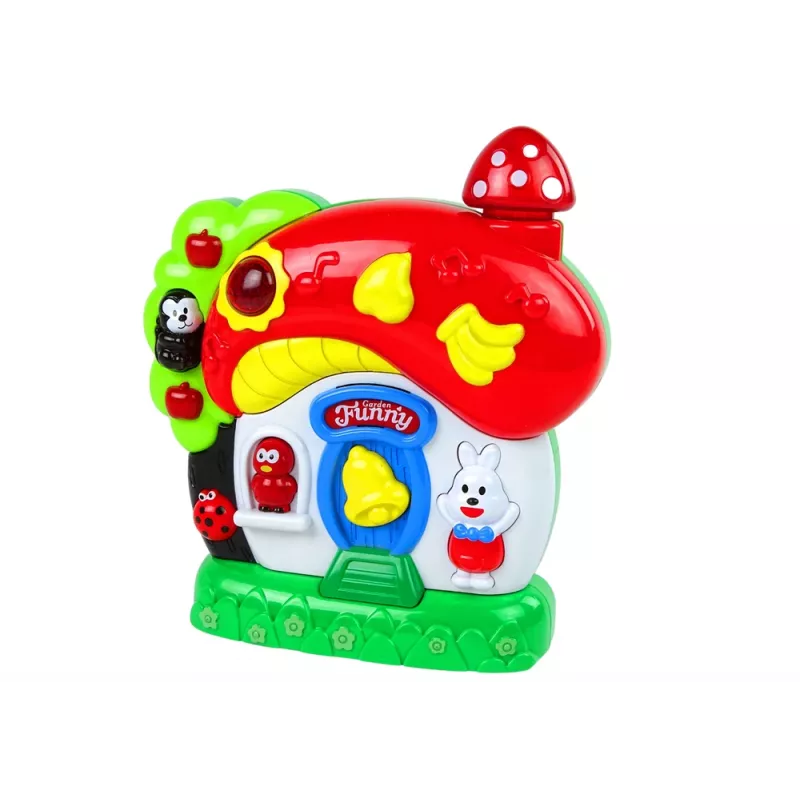 LEAN TOYS Muzikinis namelis kūdikiams Gyvūnėliai