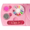 LEAN TOYS Nagų lako rinkinys su blizgučiais, džiovintuvu ir lipdukais