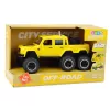 LEAN TOYS Visureigis automobilis su inercine pavara, šviesomis ir garsais, geltonas, 6x6, 1:16