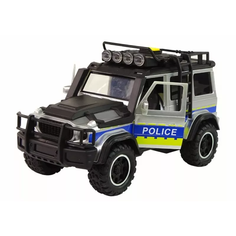 LEAN TOYS Visureigis policijos automobilis 1:14 su inercine pavara