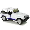 LEAN TOYS Visureigis Policijos Automobilis Baltas