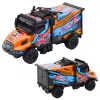 LEAN TOYS Visureigis RC sunkvežimis 1:16 mastelio oranžinis mėlynas su šviesomis ir garsais