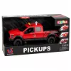 LEAN TOYS Pickup Truck 1:12 RC su atsidarančiomis durimis, galiniais žibintais, garsais – raudonas