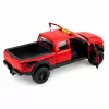 LEAN TOYS Pickup Truck 1:12 RC su atsidarančiomis durimis, galiniais žibintais, garsais – raudonas