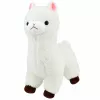 LEAN TOYS pliušinė alpaka minkštu baltu kailiu 28 cm