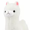 LEAN TOYS pliušinė alpaka minkštu baltu kailiu 28 cm