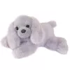 LEAN TOYS Pliušinis kokerspanielis su pasvertomis letenomis, pilkas, 30 cm
