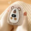 LEAN TOYS Plush Hedgehog Hand Warmer Rechargeable Beige 45°C / 55°C / 65°C