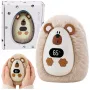 LEAN TOYS Plush Hedgehog Hand Warmer Rechargeable Beige 45°C / 55°C / 65°C