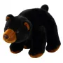 LEAN TOYS pliušinis talismanas minkštas žaislas juodasis lokys 28cm