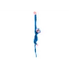 LEAN TOYS Plush Monkey Mascot with Sound, Blue 80 cm