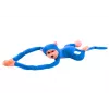 LEAN TOYS Plush Monkey Mascot with Sound, Blue 80 cm